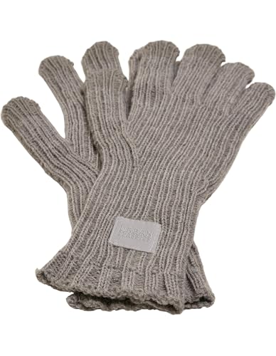 Urban Classics Unisex TB4581-Knitted Wool Mix Smart Gloves Handschuhe, heathergrey, L/XL von Urban Classics