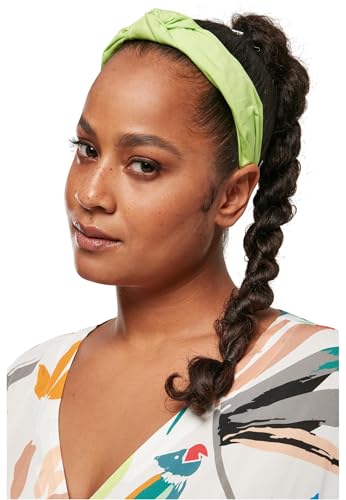 Urban Classics Unisex Light Headband with Knot 2-Pack Stirnband, lightmint/White, one Size von Urban Classics