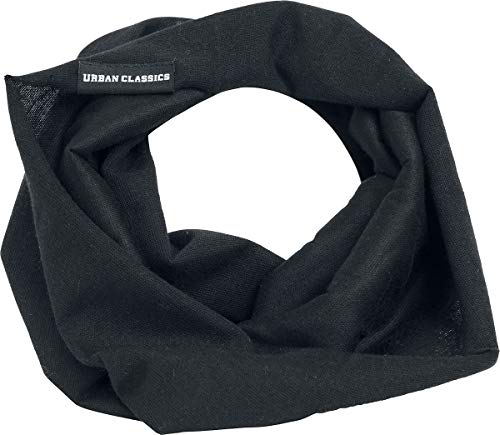 Urban Classics Unisex Light Tube Scarf Schal, Schwarz (Black 00007), Einheitsrgröße von Urban Classics