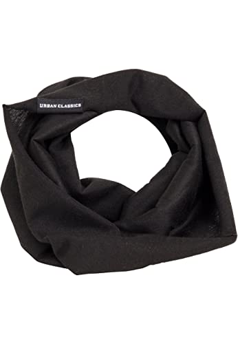 Urban Classics Unisex Light Tube Scarf Schal,, per pack Schwarz (black 00007), One Size (Herstellergröße: One Size) von Urban Classics