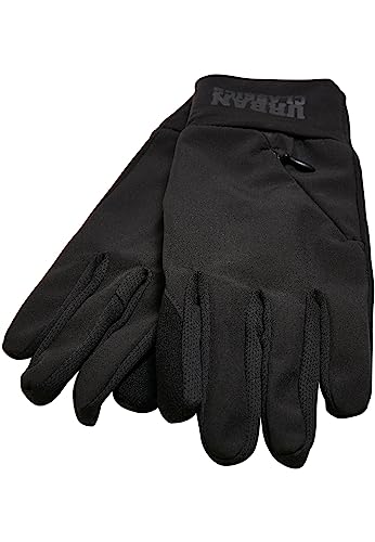 Urban Classics Unisex TB3868-Logo Cuff Performance Gloves Winter-Handschuhe, Black, L/XL von Urban Classics