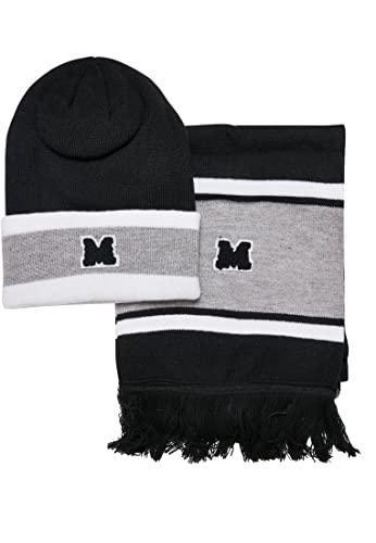 Urban Classics Unisex Mütze und Schal Winter-Set College Team Package Beanie and Scarf, erhältlich in 2 verschiedenen Farben, one Size von Urban Classics