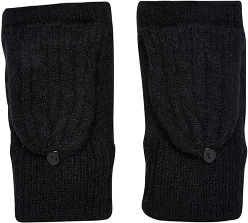 Urban Classics Unisex TB6530-Open Mitten Handschuh für besondere Anlässe, Black, S/M von Urban Classics