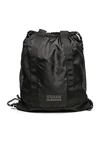 Urban Classics Unisex Recycled Ripstop Multifunctional Gymbag Tasche, Black, one Size von Urban Classics