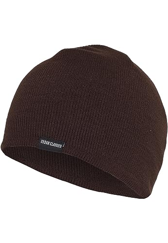 Urban Classics Unisex Strickmütze Basic Beanie, Braun, One Size Urban Classics Unisex Strickmütze Basic Beanie, Braun, One Size von Urban Classics