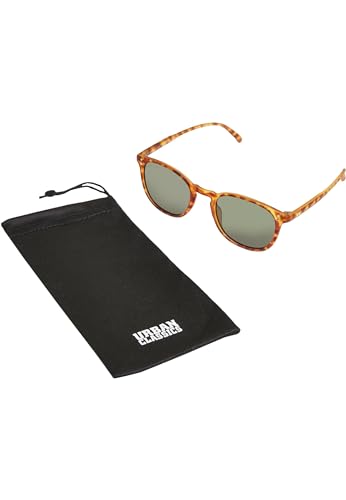 Urban Classics Unisex Sunglasses Arthur UC Sonnenbrille, Brown Leo/Green, one Size von Urban Classics