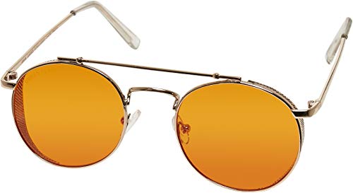 Urban Classics Unisex Zonnebril Chios Sonnenbrille, Gold/Orange, Einheitsgr e EU von Urban Classics