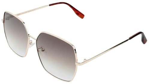 Urban Classics Unisex TB5168-Sunglasses Indiana Sonnenbrille, Gold/Brown, one Size von Urban Classics