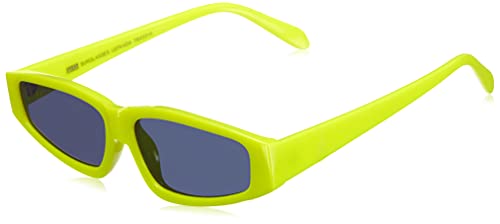 Urban Classics Unisex Sunglasses Lefkada 2-Pack Sonnenbrille, neonyellow/black, one size (2er Pack) von Urban Classics