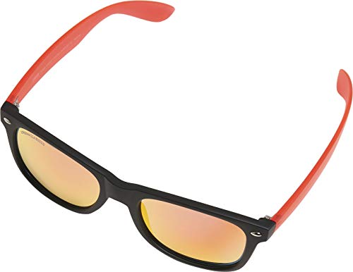 Urban Classics Unisex Sunglasses Likoma Mirror UC Sonnenbrille, Black/red, one Size von Urban Classics