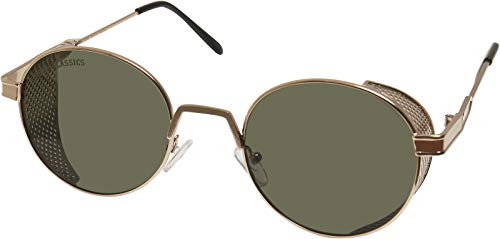 Urban Classics Unisex Solbriller Sicilia Sonnenbrille, Anticgold/Brown, Einheitsgröße EU von Urban Classics