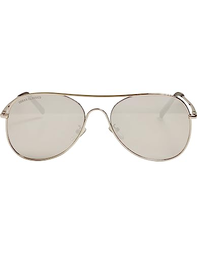 Urban Classics Unisex TB5171-Sunglasses Texas Sonnenbrille, Silver/Silver, one Size von Urban Classics