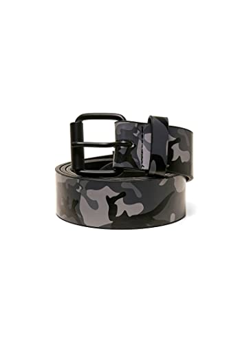 Urban Classics Unisex Synthetic Leather Camo Belt Gürtel, Dark Camouflage, L/XL von Urban Classics