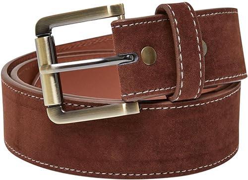 Urban Classics Unisex Synthetic Leather Layering Belt Gürtel, Brown, S/M von Urban Classics