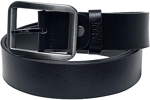 Urban Classics Unisex Synthetic Leather Thorn Buckle Basic Belt Gürtel, Black, L/XL von Urban Classics