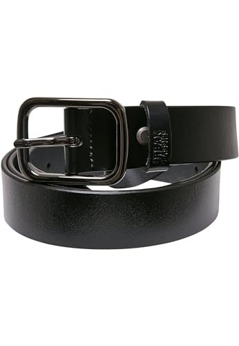 Urban Classics Unisex TB5824-Synthetic Leather Thorn Buckle Business Belt Gürtel, Black, L/XL von Urban Classics