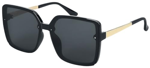 Urban Classics Unisex TB6454-Sunglasses Turin Sonnenbrille, Black, one Size von Urban Classics