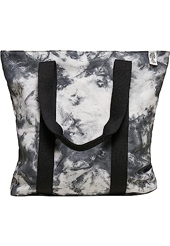 Urban Classics Unisex Tie Dye Tote Bag black/white, one size von Urban Classics