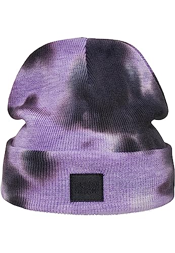 Urban Classics Unisex Tie Dye Beanie M tze, ultraviolet/darkgrey, Einheitsgröße EU von Urban Classics