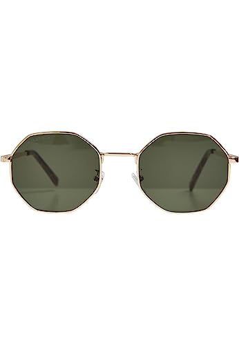 Urban Classics Unisex TB5605-Sunglasses Toronto Sunglasses, Bottlegreen/Gold, one Size von Urban Classics