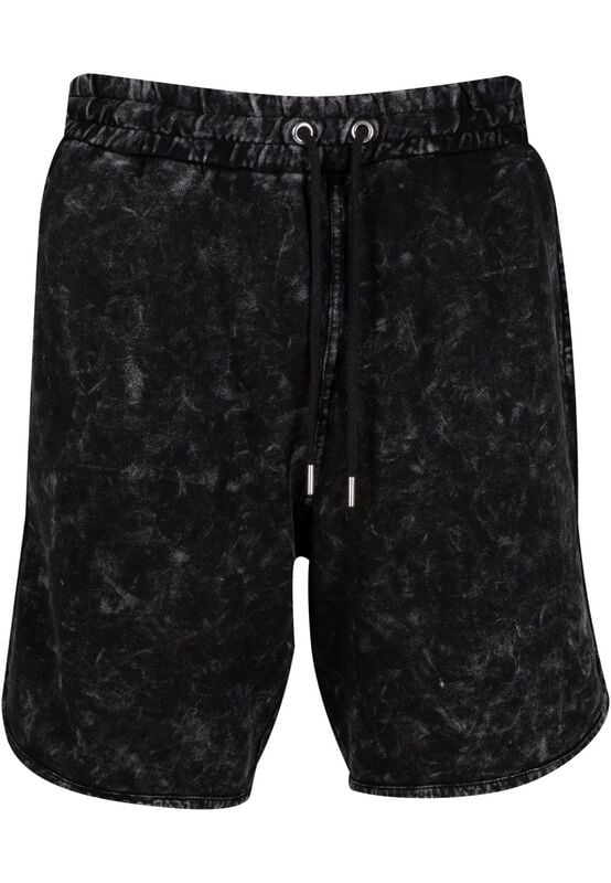 Urban Classics Washed Piped Shorts Short schwarz in XXL von Urban Classics