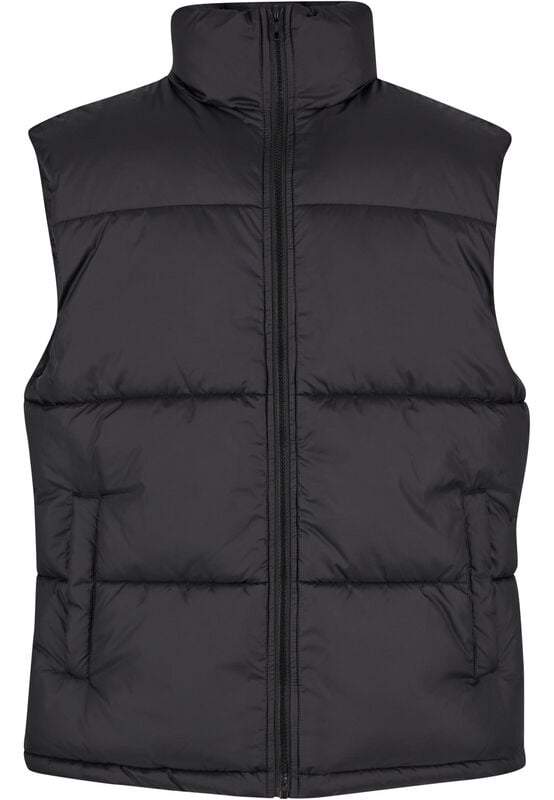 Urban Classics Weste - Basic Puffer Vest - S bis XXL - für Männer - Größe L - schwarz von Urban Classics