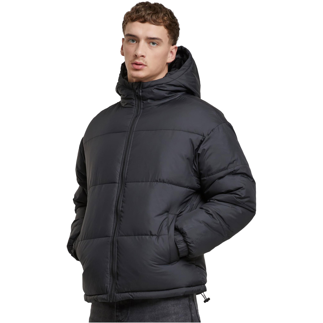 Urban Classics Winterjacke Basic Puffer Jacket w Hood Urban Classics Winterjacke Basic Puffer Jacket w Hood von Urban Classics