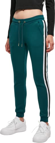 Urban Classics Damen Ladies College Contrast Sweatpants Pants, Jasper/White/Black, XS von Urban Classics