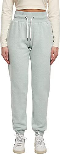 Urban Classics Women's TB5421-Ladies High Waist Color Sweat Pants, salvia Melange, L von Urban Classics