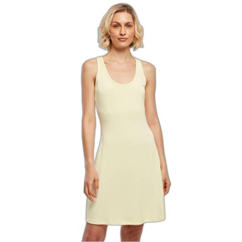 Urban Classics Women's Ladies Modal Short Racer Back Dress Kleid, softyellow, 4XL von Urban Classics