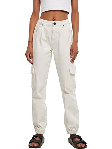 Urban Classics Women's TB4797-Ladies Organic Stretch Denim Cargo Pants Hose, Offwhite raw, 31 Urban Classics Women's TB4797-Ladies Organic Stretch Denim Cargo Pants Hose, Offwhite raw, 31 von Urban Classics