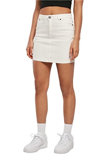Urban Classics Women's TB4799-Ladies Organic Stretch Denim Mini Skirt Rock, Offwhite raw, 29 Urban Classics Women's TB4799-Ladies Organic Stretch Denim Mini Skirt Rock, Offwhite raw, 29 von Urban Classics