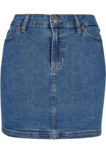 Urban Classics Women's Ladies Organic Stretch Denim Mini Skirt Rock, Washed, 31 von Urban Classics