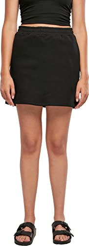 Urban Classics Women's TB5015-Ladies Organic Terry Mini Skirt Rock, Black, S von Urban Classics