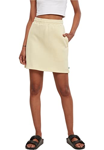 Urban Classics Women's Ladies Organic Terry Mini Skirt Rock, softyellow, 4XL von Urban Classics