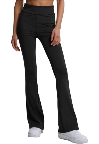 Urban Classics Damen Ladies Recycled High Waist Flared Leggings, black, 5XL Urban Classics Damen Ladies Recycled High Waist Flared Leggings, black, 5XL von Urban Classics