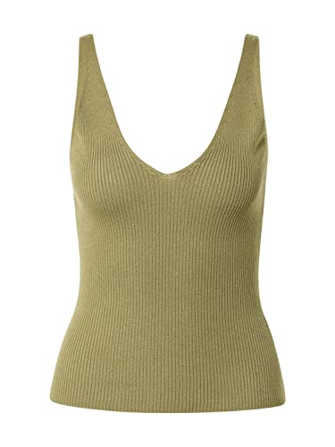 Urban Classics Women's TB4737-Ladies Rib Knit Top T-Shirt, Khaki, 5XL von Urban Classics