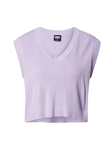 Urban Classics Women's TB4787-Ladies Short Knittd Slip On Pullover Sweater, Lilac, XXL von Urban Classics