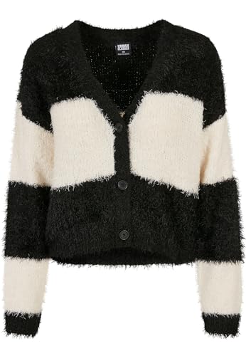 Urban Classics Women's Ladies Short Oversized Feather Cardigan Sweater, Mehrfarbig, M von Urban Classics