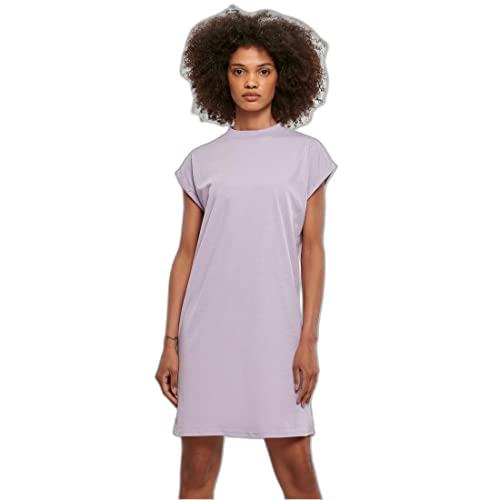 Urban Classics Damen Ladies Turtle Extended Shoulder Dress Kleid, Lilac, XL EU von Urban Classics