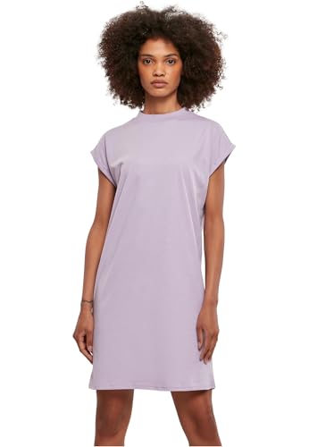 Urban Classics Damen Ladies Turtle Extended Shoulder Dress Kleid, Lilac, XL EU von Urban Classics