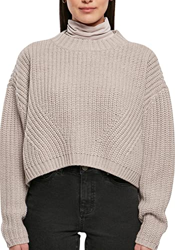 Urban Classics Damen Ladies Wide Oversize Sweater Sweatshirt, warmgrey, L von Urban Classics