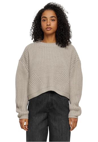 Urban Classics Damen Ladies Wide Oversize Sweater Sweatshirt, warmgrey, S Urban Classics Damen Ladies Wide Oversize Sweater Sweatshirt, warmgrey, S von Urban Classics