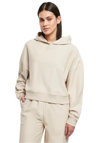Urban Classics Women's TB5056-Ladies Oversized Short Rib Hoody Sweatshirt, softseagrass, XL von Urban Classics