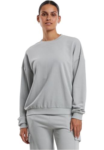 Urban Classics Damen Ladies Oversized Light Terry Crewneck lightasphalt, XXL von Urban Classics