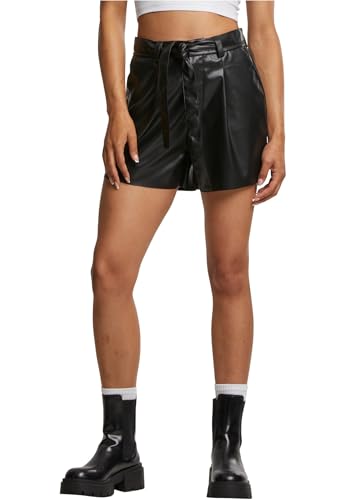 Urban Classics Women's TB6999-Ladies Synthetic Leather Shorts, Black, 31 Urban Classics Women's TB6999-Ladies Synthetic Leather Shorts, Black, 31 von Urban Classics