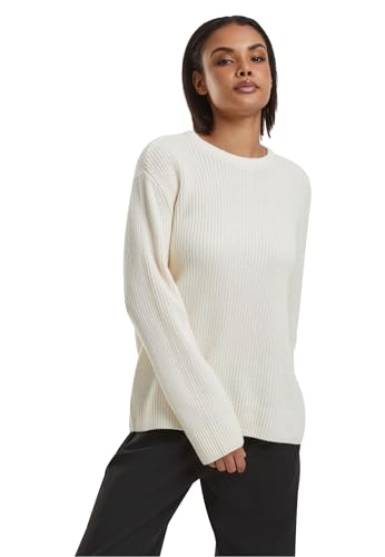 Urban Classics Women's TB7116-Ladies Rib Knit Sweater, whitesand, XS Urban Classics Women's TB7116-Ladies Rib Knit Sweater, whitesand, XS von Urban Classics