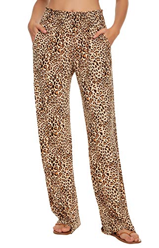 Urban CoCo Damen Boho Palazzo Hose Weites Bein Loungehose, #13, M von Urban CoCo