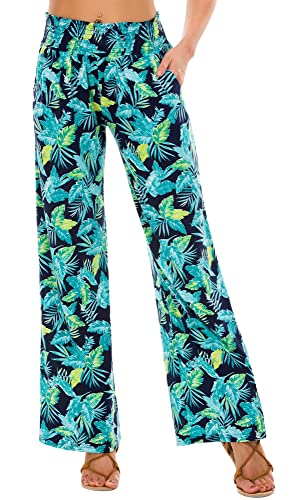 Urban CoCo Damen Boho Palazzo Hosen mit weitem Bein Freizeithose groß # 4 Urban CoCo Damen Boho Palazzo Hosen mit weitem Bein Freizeithose groß # 4 von Urban CoCo