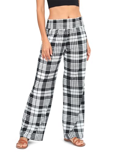 Urban CoCo Palazzo-Hose im Boho-Stil für Damen, weites Bein, Strandhose, hoher Taillenbund, Loungehose mit Taschen, #32, M Urban CoCo Palazzo-Hose im Boho-Stil für Damen, weites Bein, Strandhose, hoher Taillenbund, Loungehose mit Taschen, #32, M von Urban CoCo